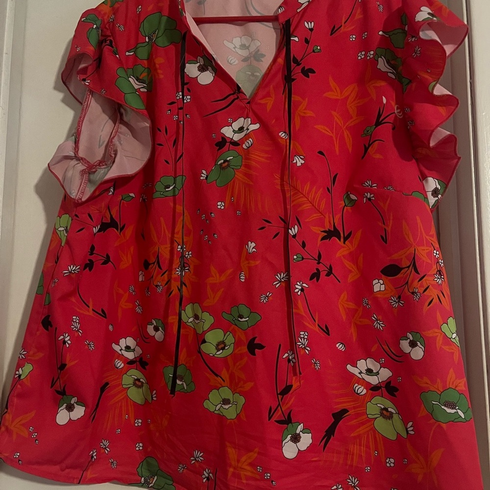 Floral Pink Women's Top